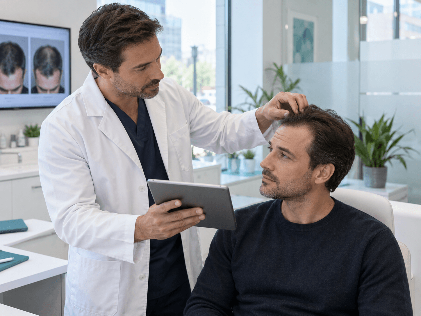 Hair loss consultation